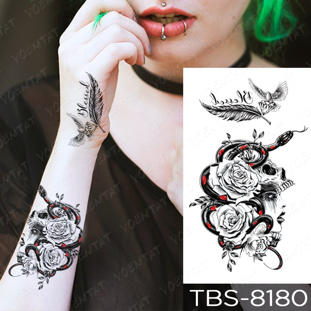 Waterproof Temporary Tattoo Stickers