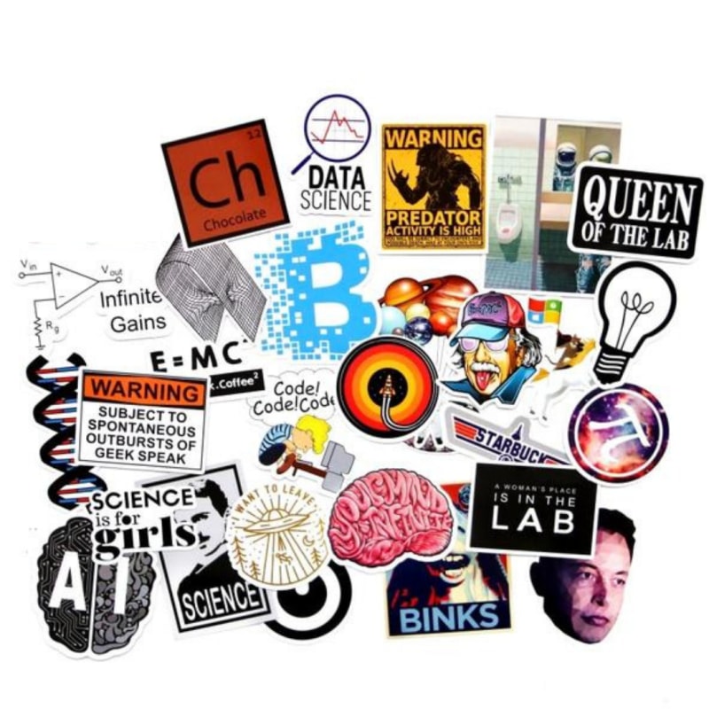 29 Pieces Science Stickers