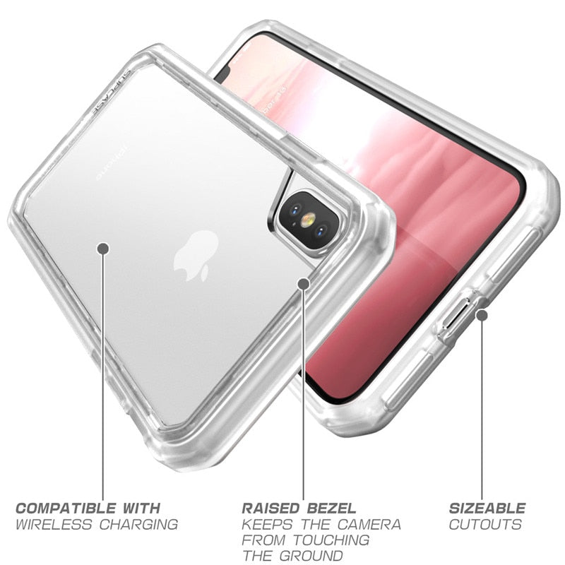 Experience Top-Notch Protection and Style with this Premium Clear Case for iPhone X/XS
