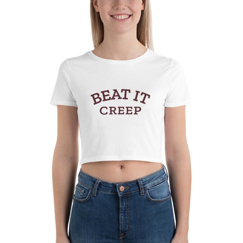 Beat it Creep Crop Tee Shirt