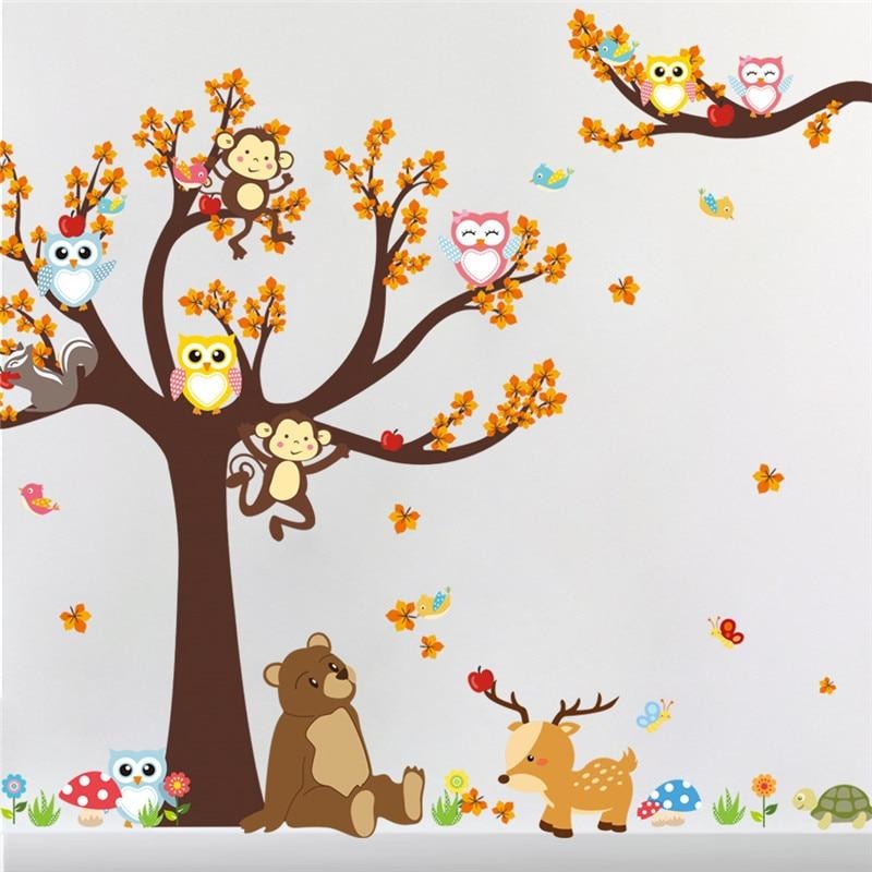 Kids Forest Tree Wall Stickers - dilutee.com