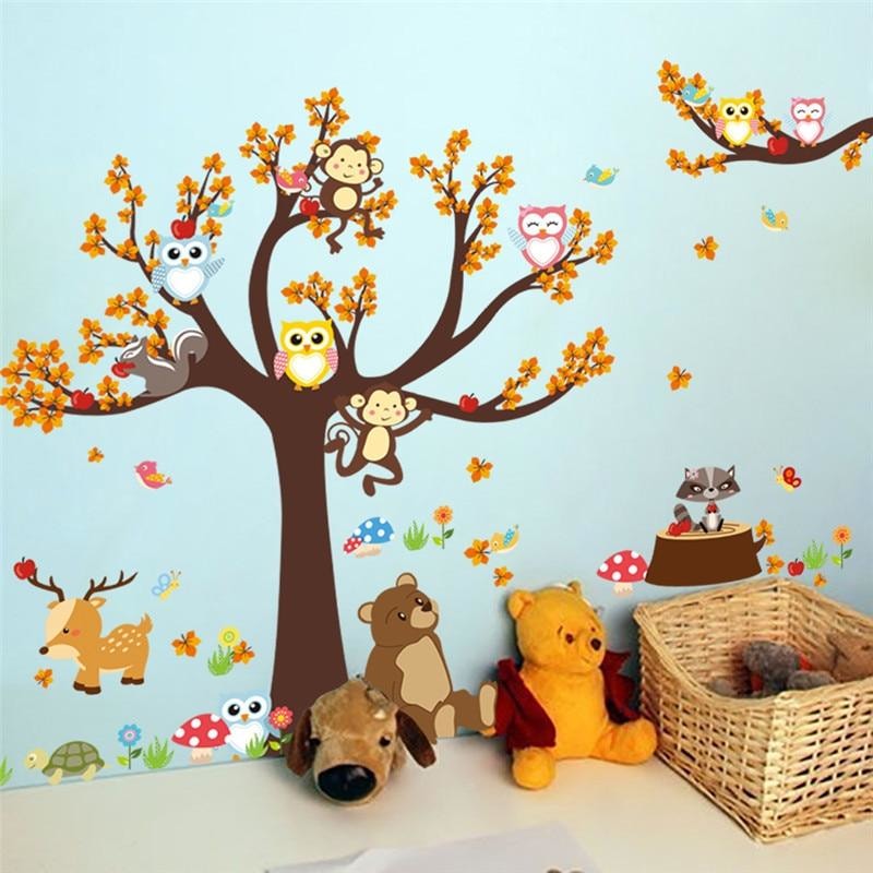 Kids Forest Tree Wall Stickers - dilutee.com