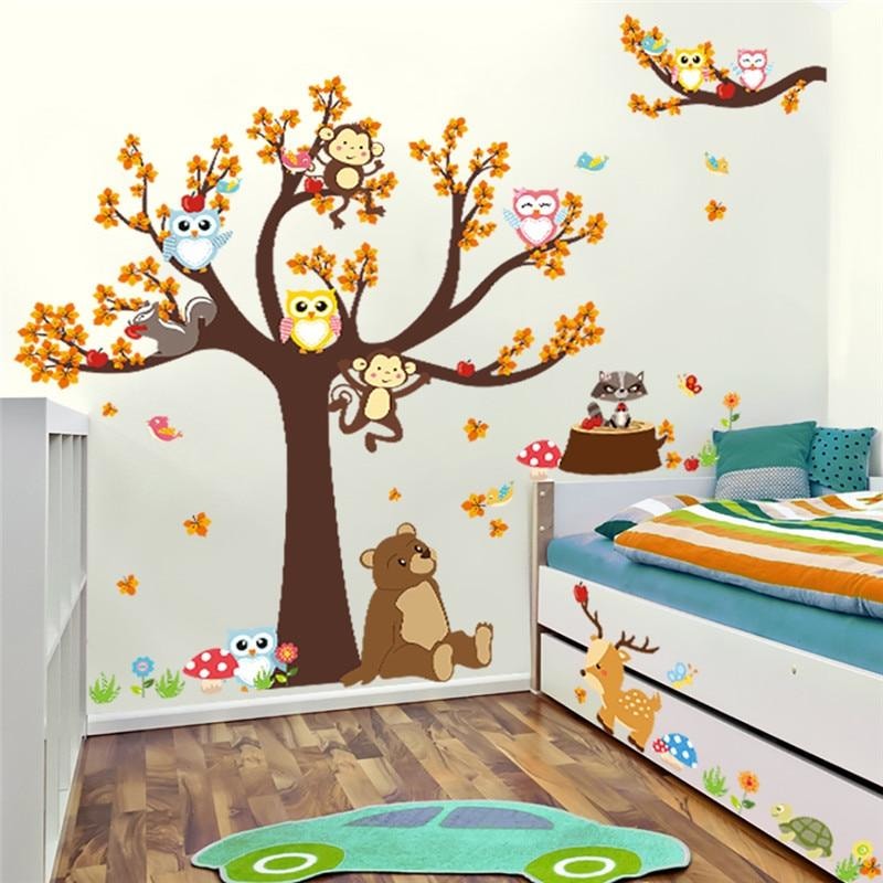 Kids Forest Tree Wall Stickers - dilutee.com