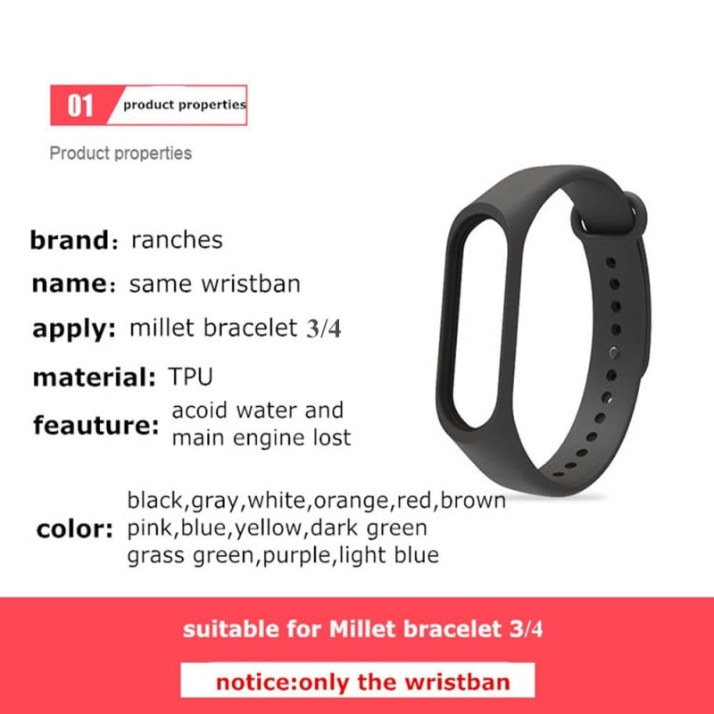 Mi Band Strap - dilutee.com