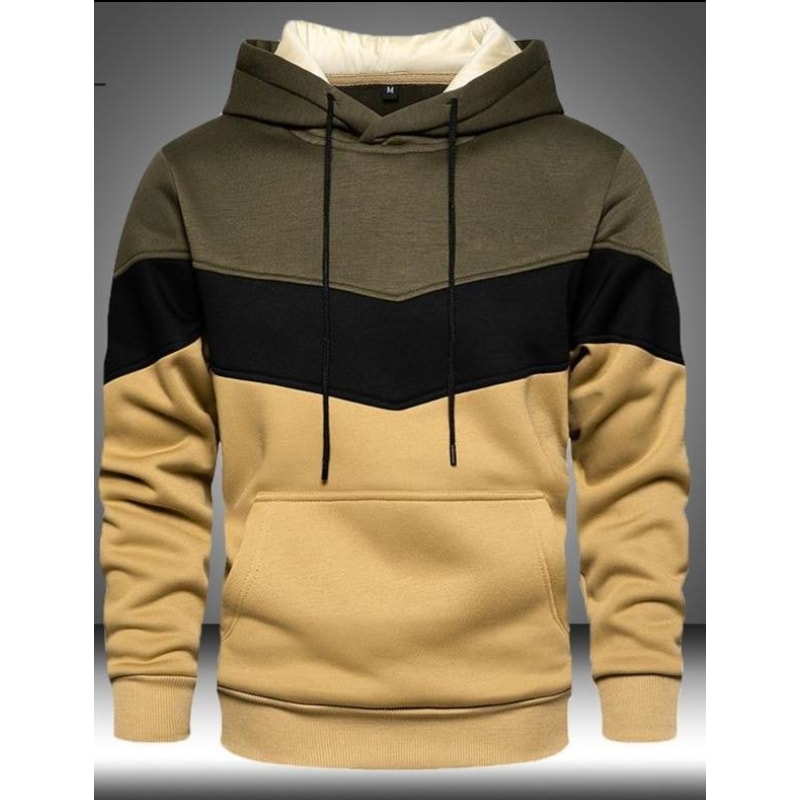 Patchwork Hoodies For Men - dilutee.com
