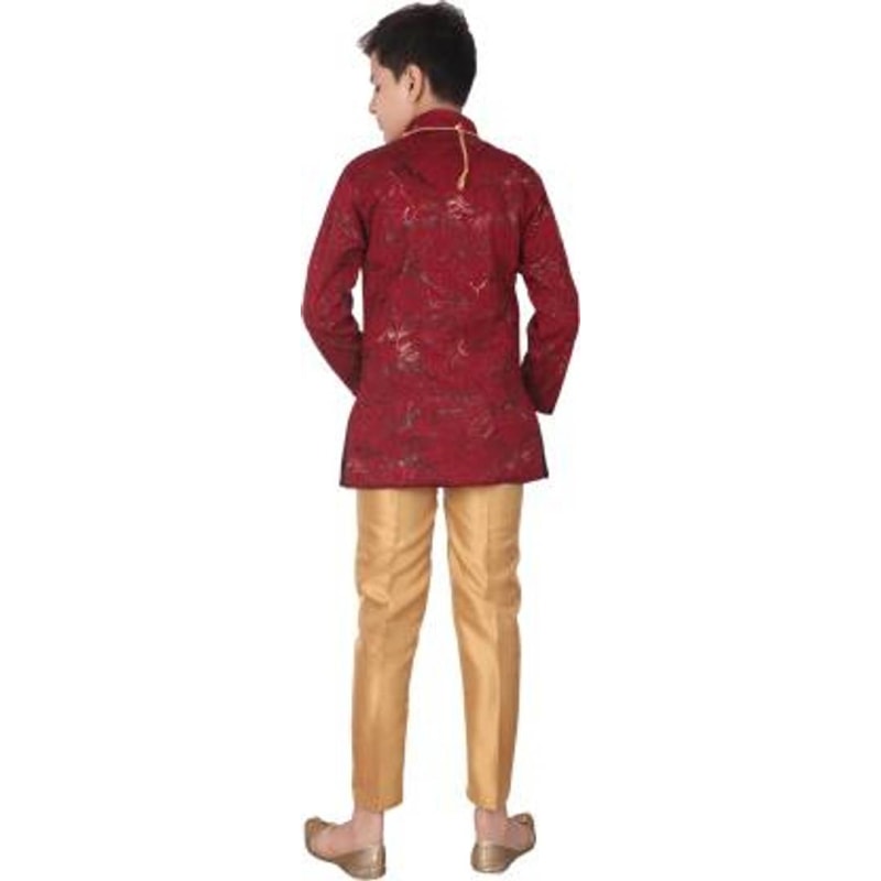 Qtsy Printed Sherwani