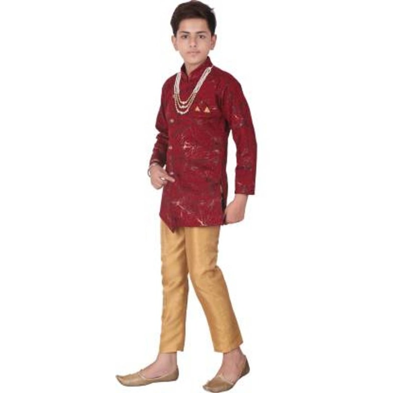 Qtsy Printed Sherwani