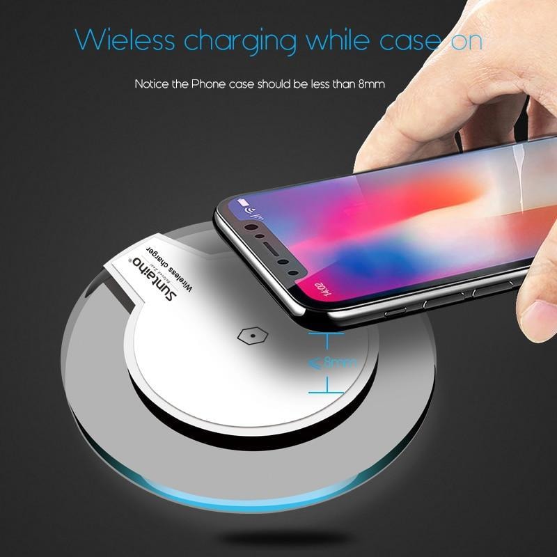 Wireless Charger for iPhone & Samsung