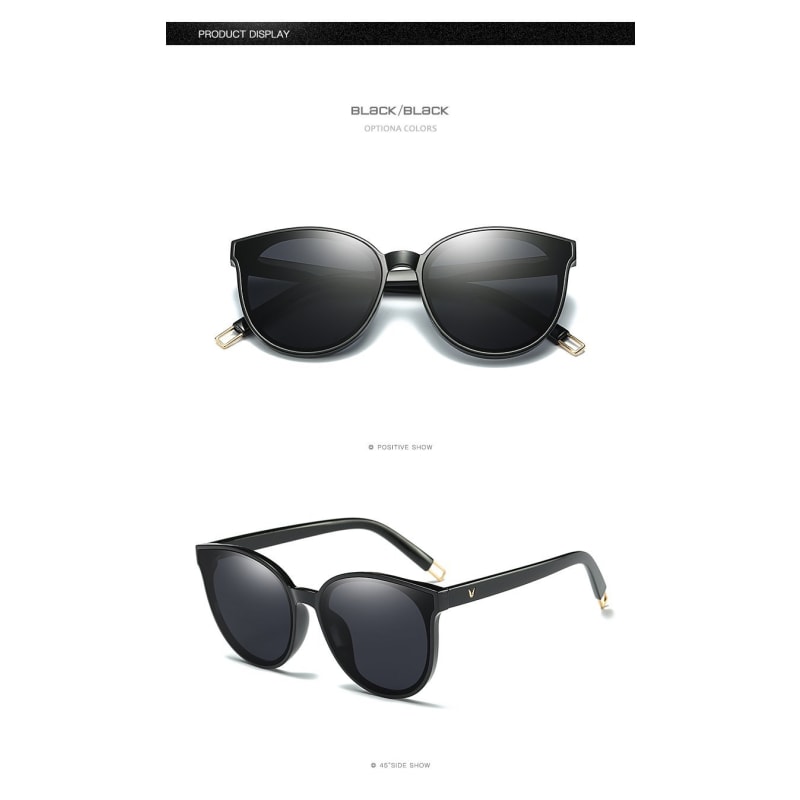 Fashion Women Luxury Cat Eye Sunglasses Elegant Oversized Sunglasses Uv400 - Dilutee.com