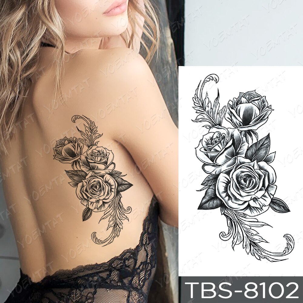 1pc Men Waterproof Temporary Tattoos Stickers Body Arm Sleeves Art Painting  Characters - Temporary Tattoos - AliExpress