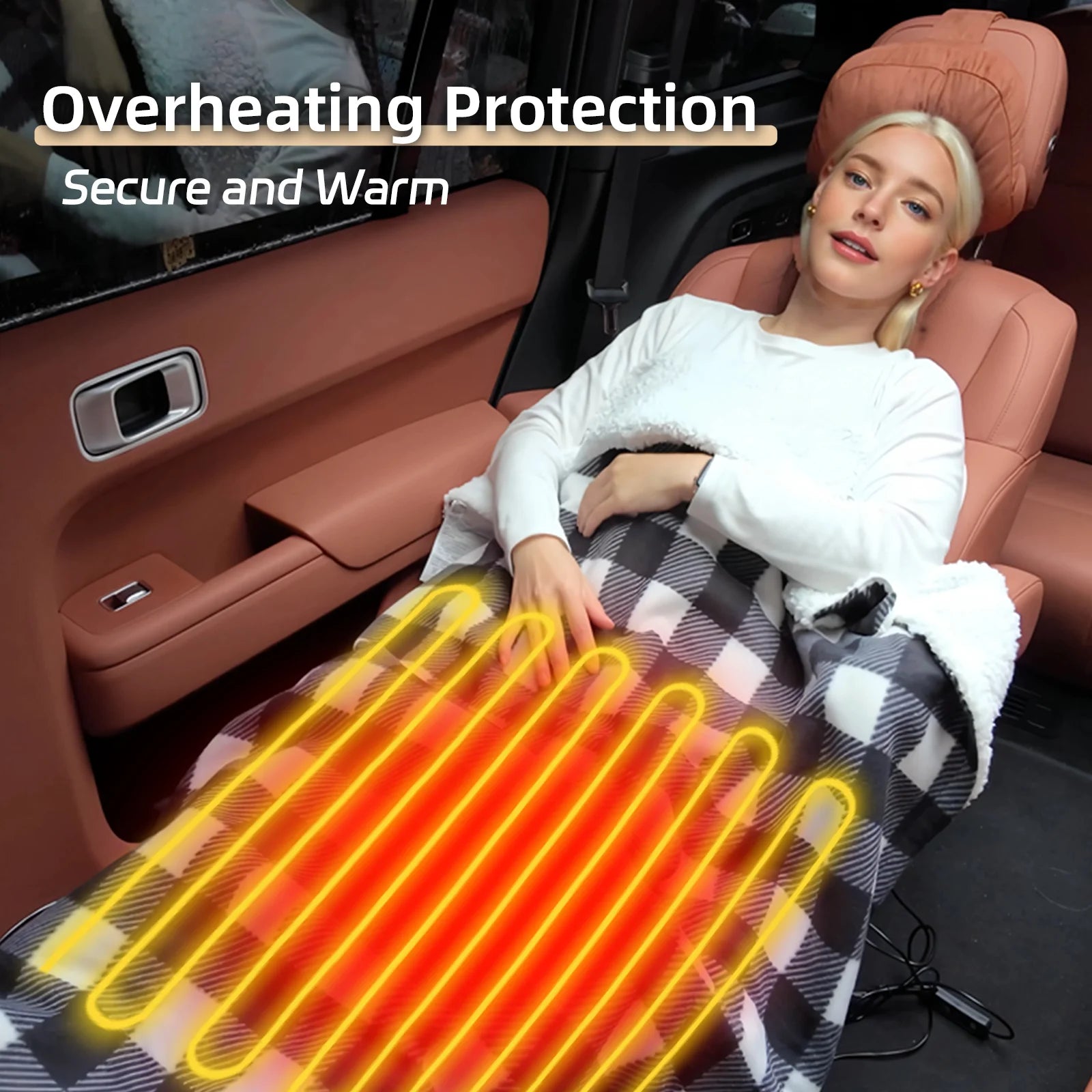 Electric Heated Car Blanket