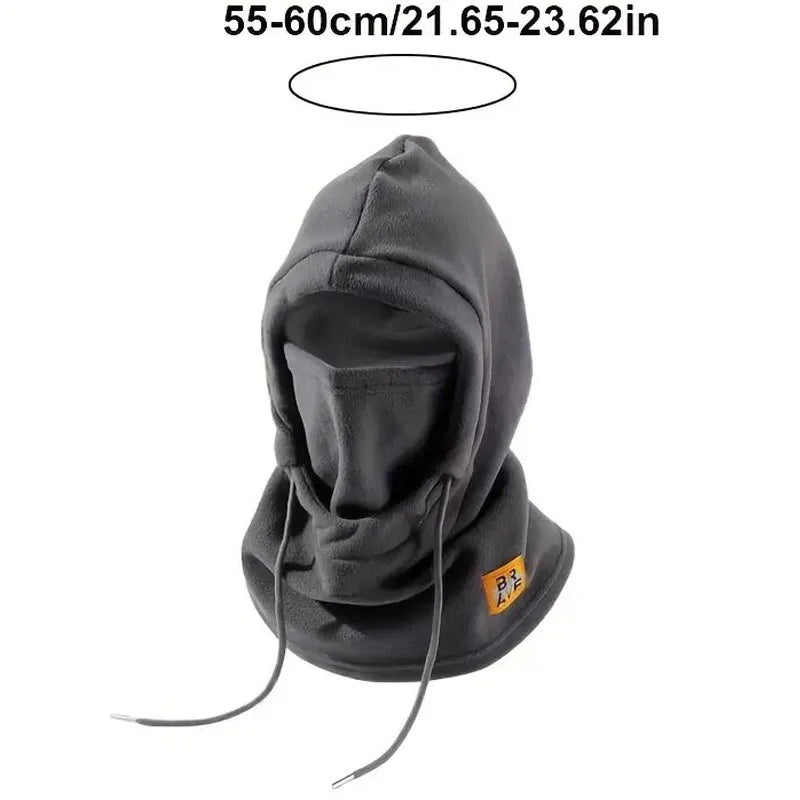 Knit Balaclava Hood – Unisex Fleece-Lined Windproof Winter Face & Neck Warmer