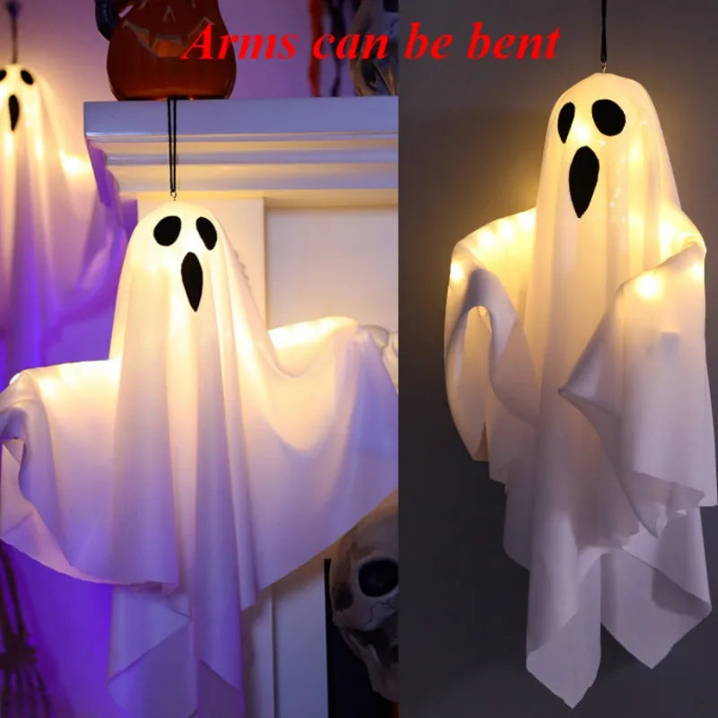 Glowing Spooky Standing Ghosts