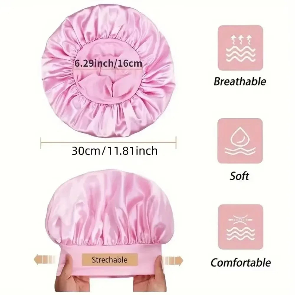 Heatless Curling Rod Set, Satin Overnight Hair Curlers Headband with Scrunchies, Clip & Sleep Cap