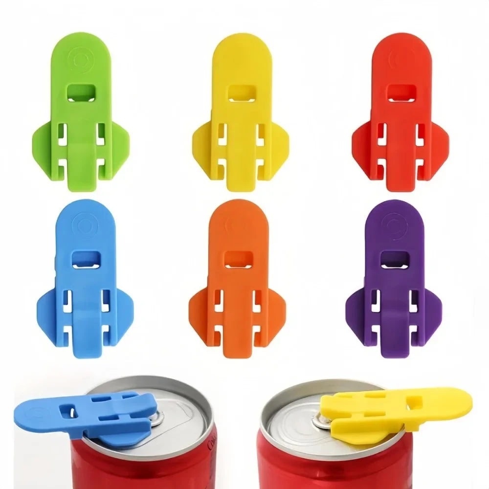 6-in-1 Colorful Can Opener & Sealer Set