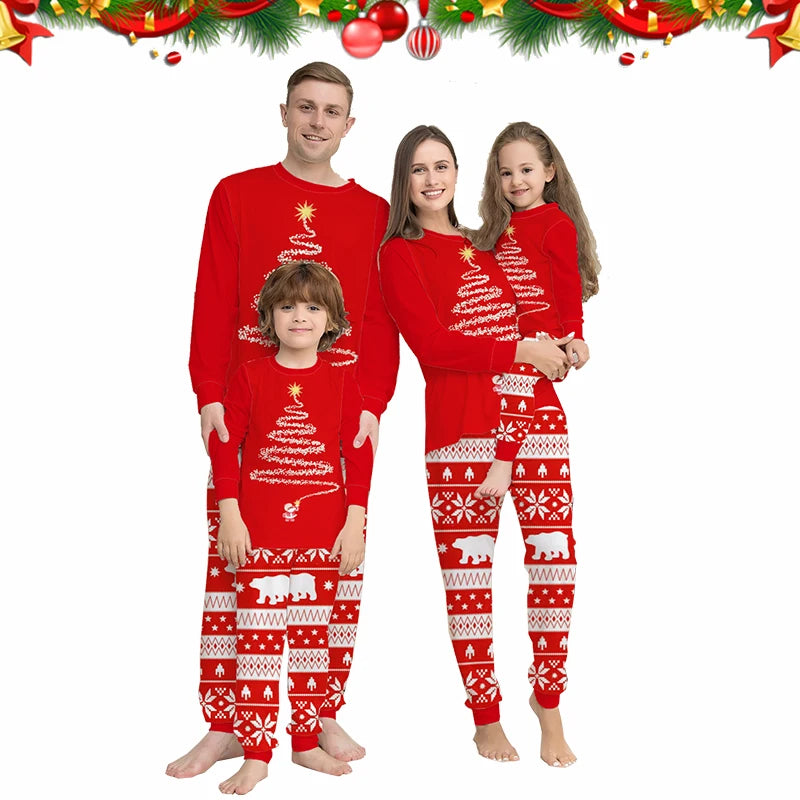 Family Matching Christmas Pajamas Set