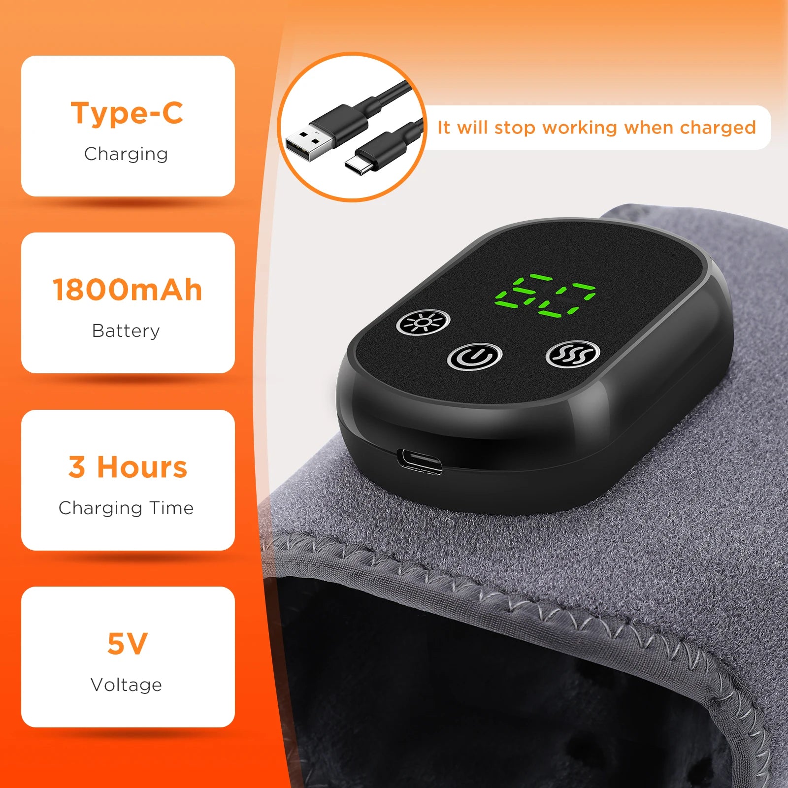 Ankle Wrist And Neck Wrap Massager