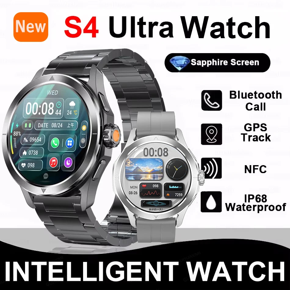 S4 Ultra Outdoor Sport Smart Watch for Men