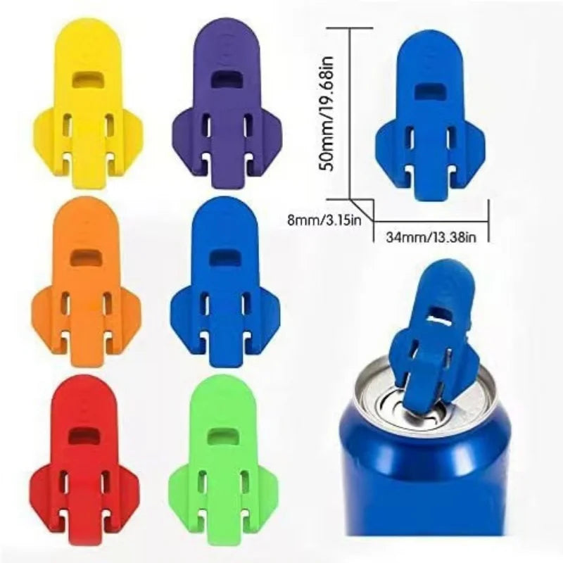 6-in-1 Colorful Can Opener & Sealer Set
