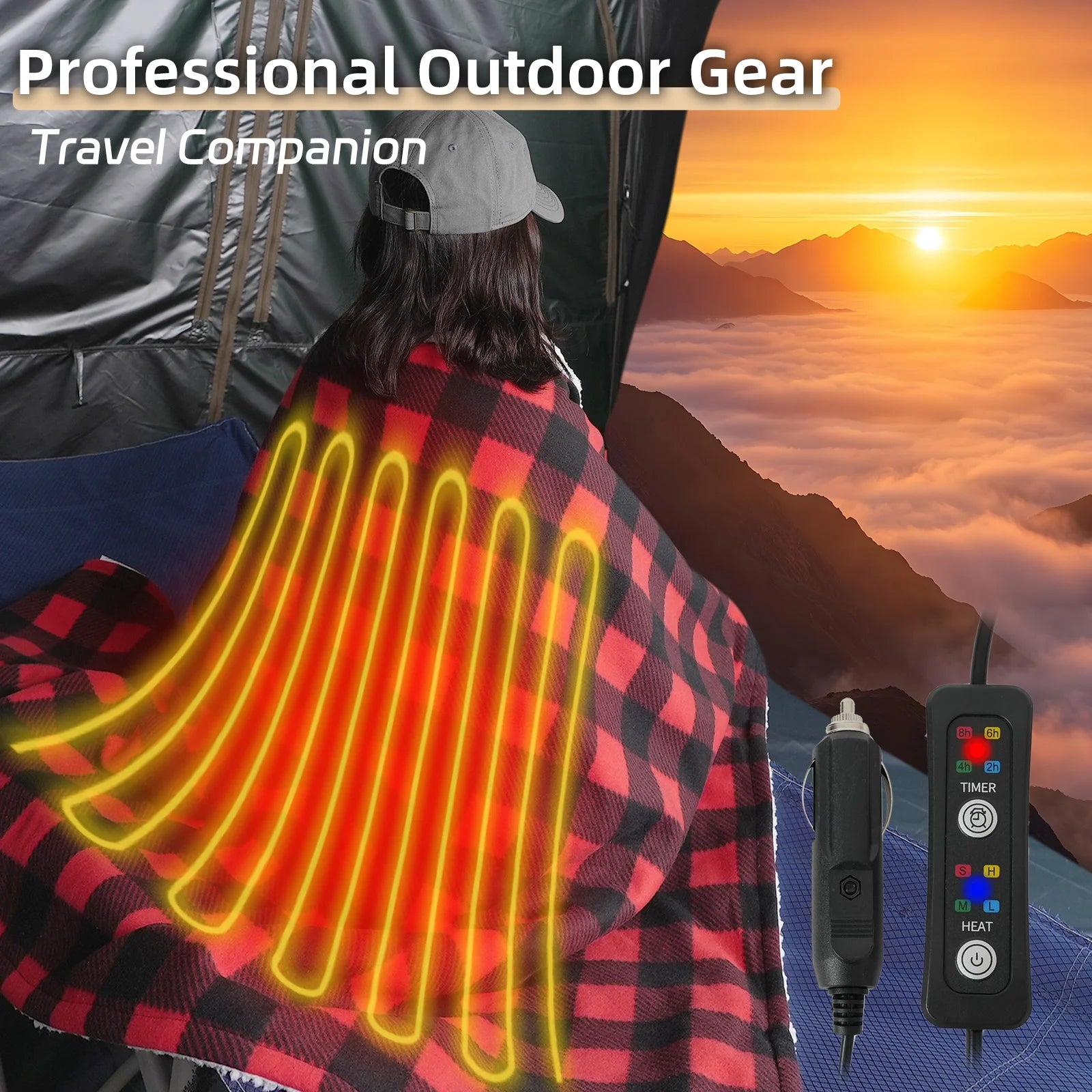 Electric Heated Car Blanket