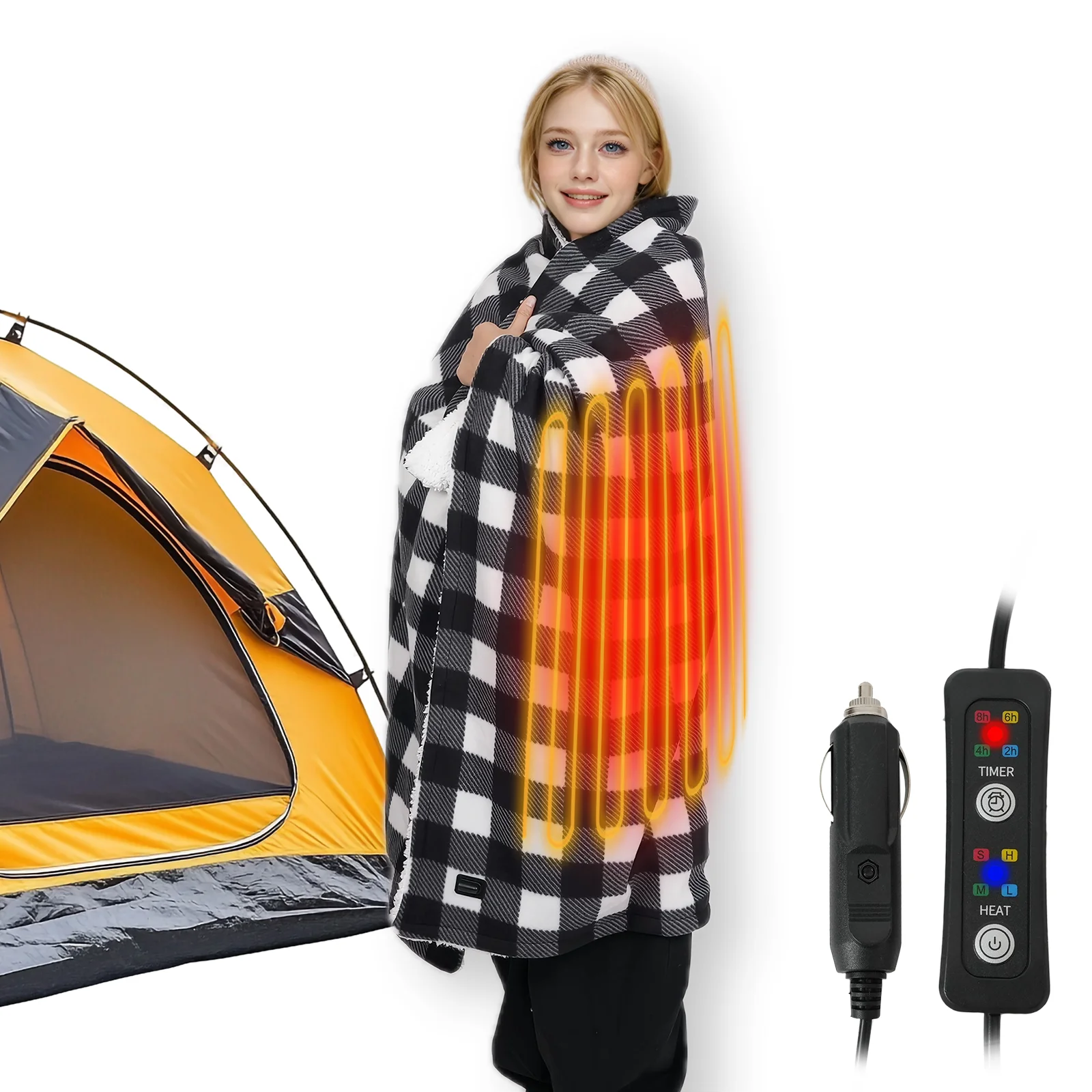 Electric Heated Car Blanket