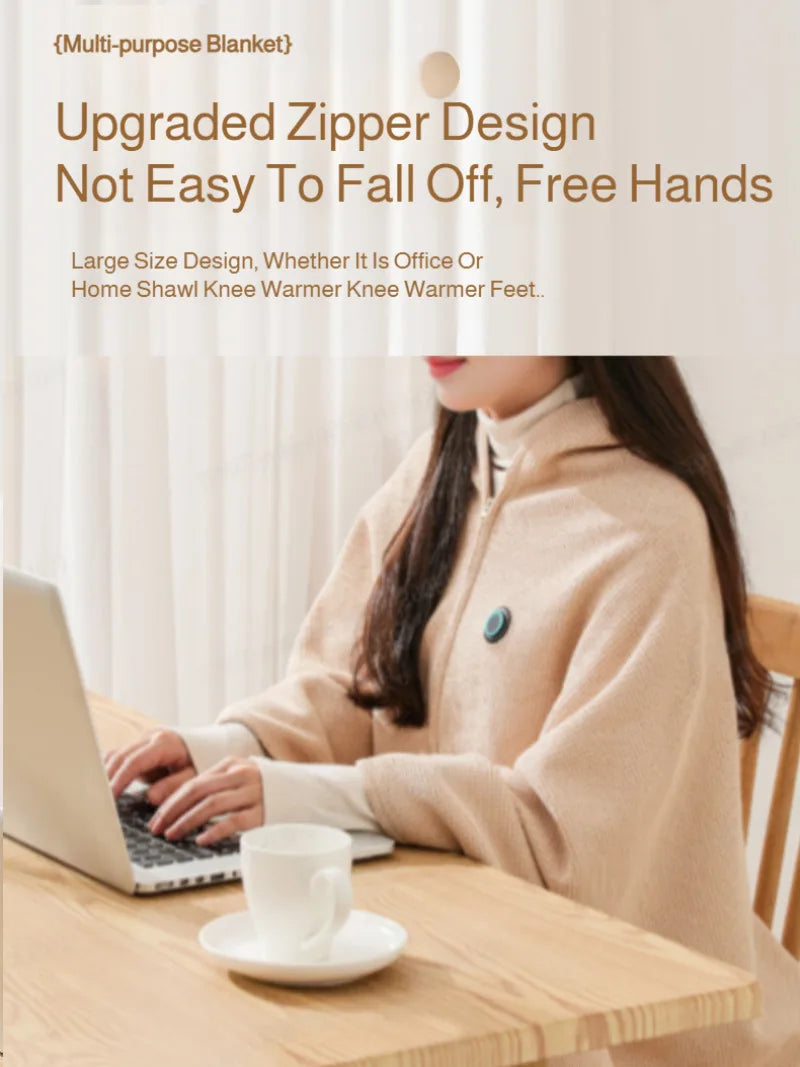 Electric Blanket Heated Shawl