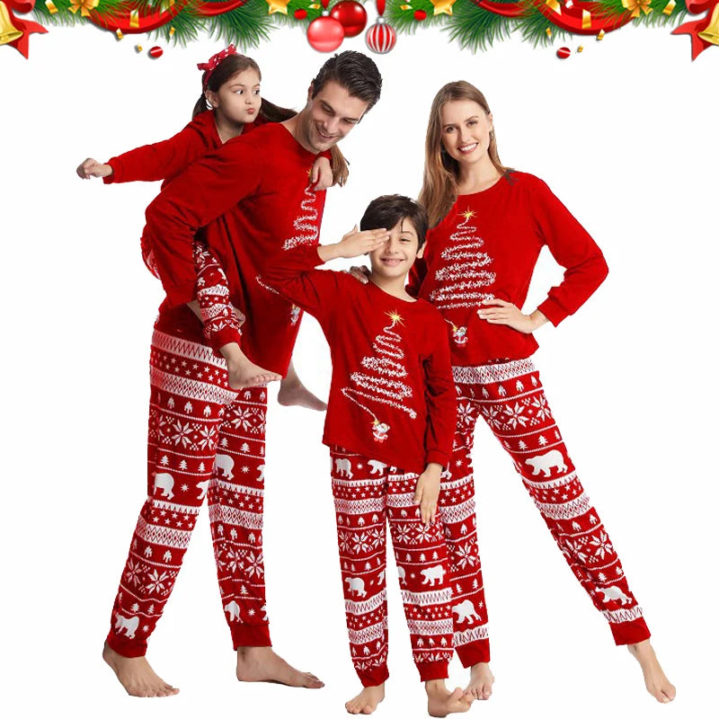Family Matching Christmas Pajamas Set