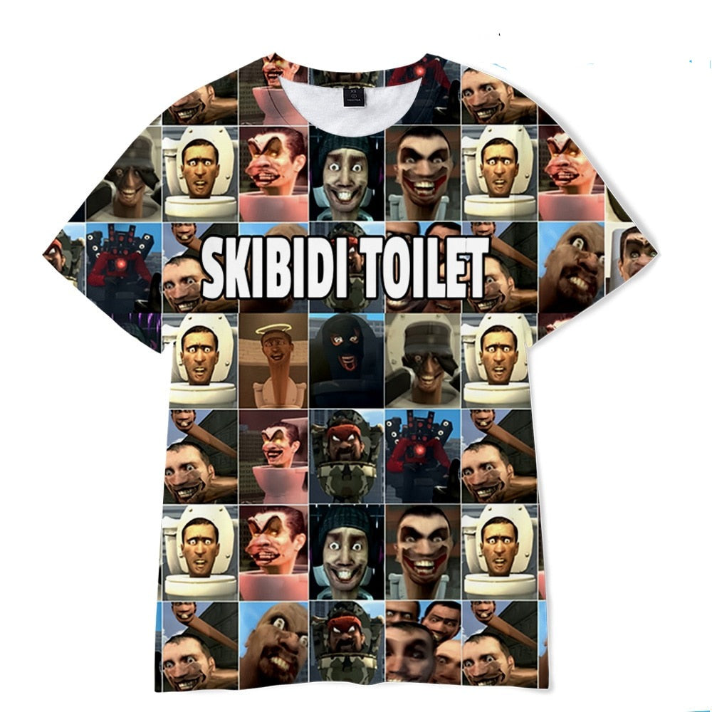 Stay Cool and Stylish with the Skibidi Toilet Wiki Merch Tee: Your New Favorite Y2K Top