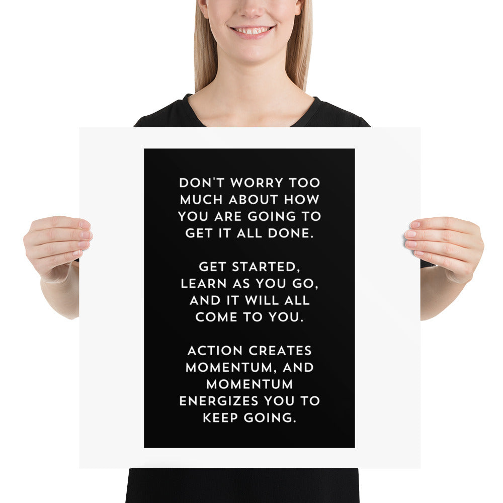 Get Started - A Motivational Poster