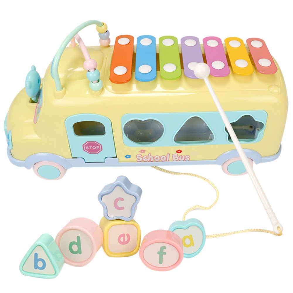 Rainbow Piano Car Toy