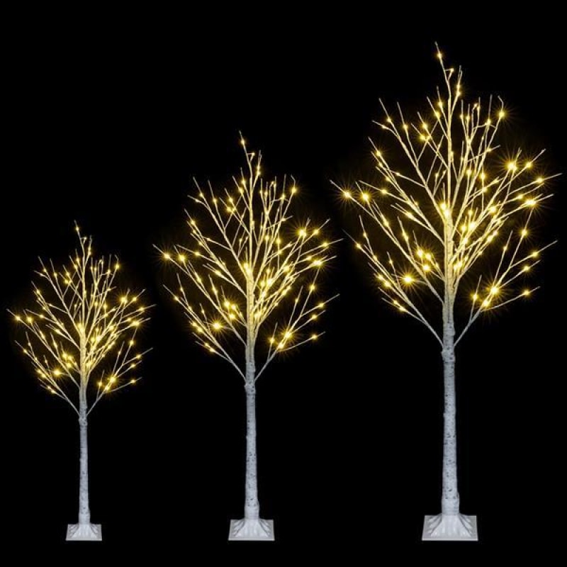 4 ft Snowflake Christmas Tree with LED - dilutee.com