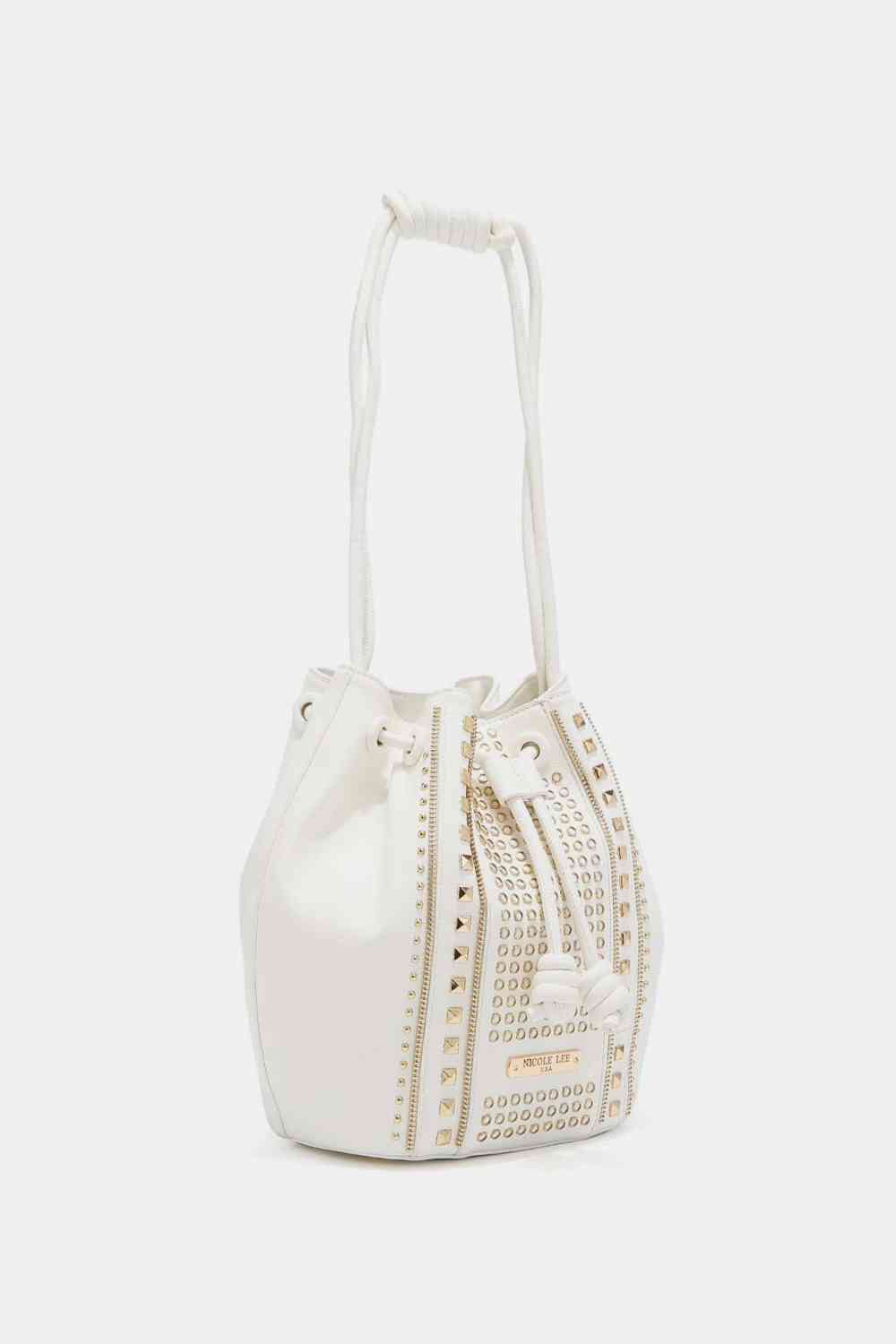 Nicole Lee USA Amy Studded Bucket Bag