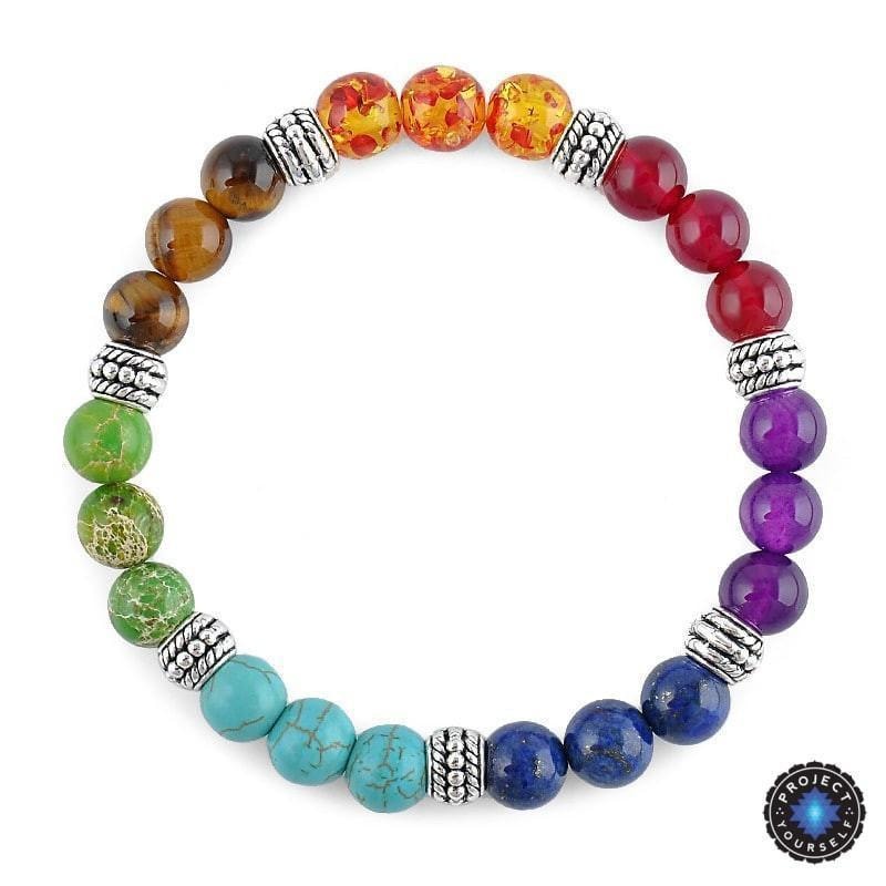 7 Chakra Healing Crystals Bracelet - dilutee.com