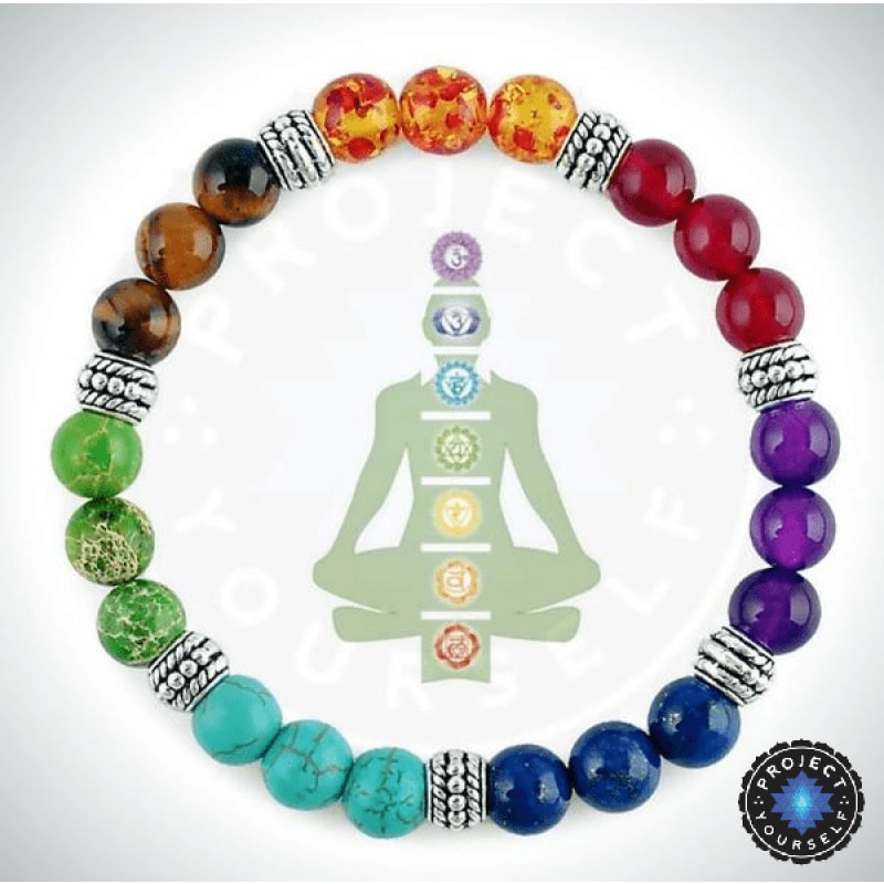 7 Chakra Healing Crystals Bracelet - dilutee.com