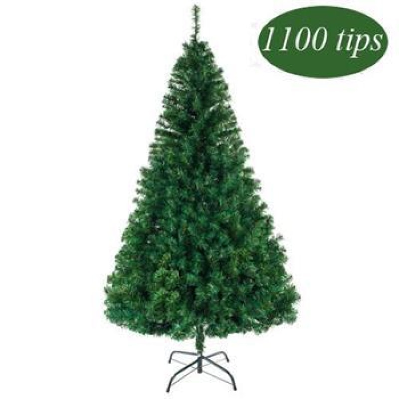 7 ft Christmas Tree with 1100 Branches - dilutee.com