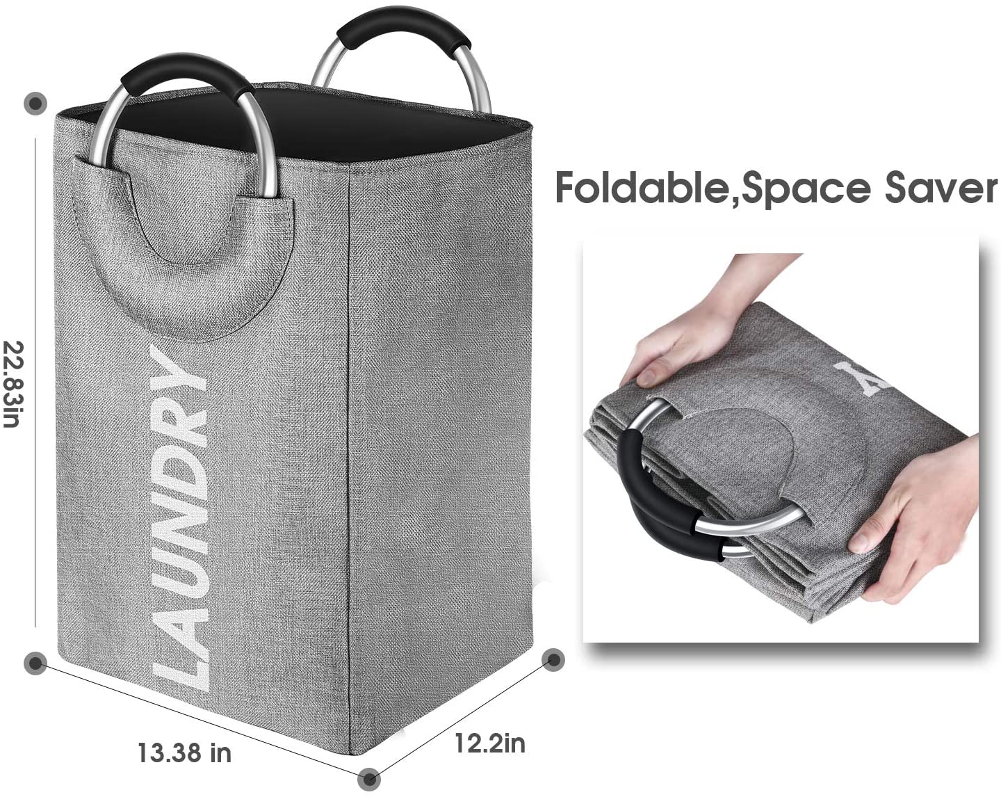Foldable Laundry Bag: Store Linens, Clothes, Toys & More!