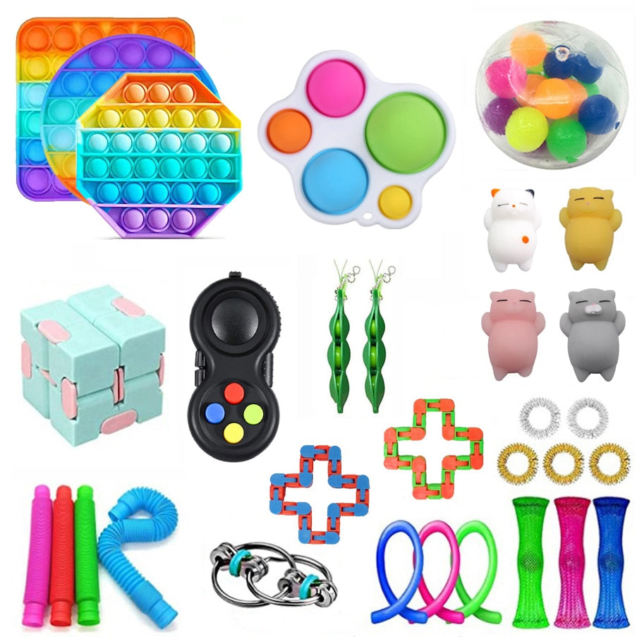 23pcs big fidget Toy Adult Child Anxiety Toys Pack for girls