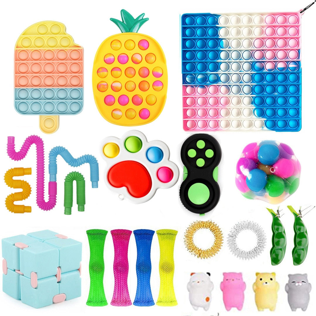 Fidget Toys Pack With Anti Stress Kit