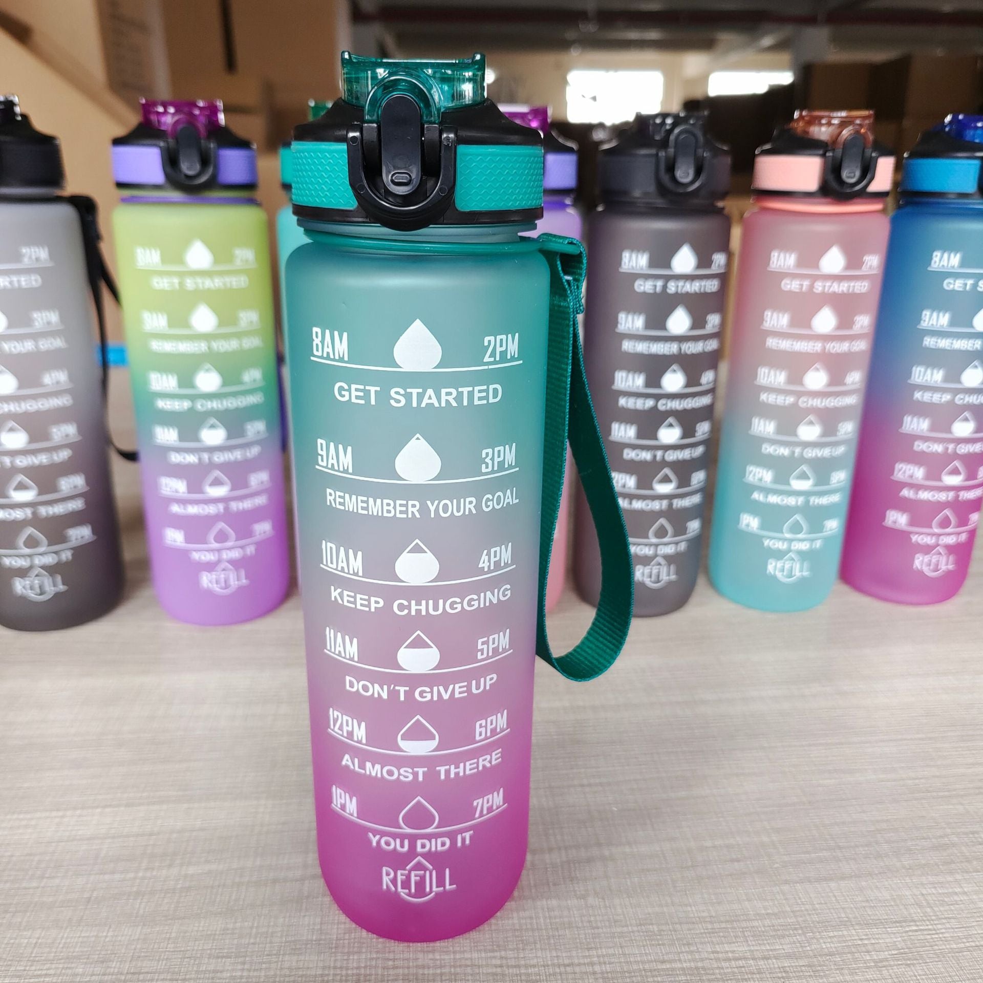 Drink Your Way to Success with Our Motivational Water Bottles