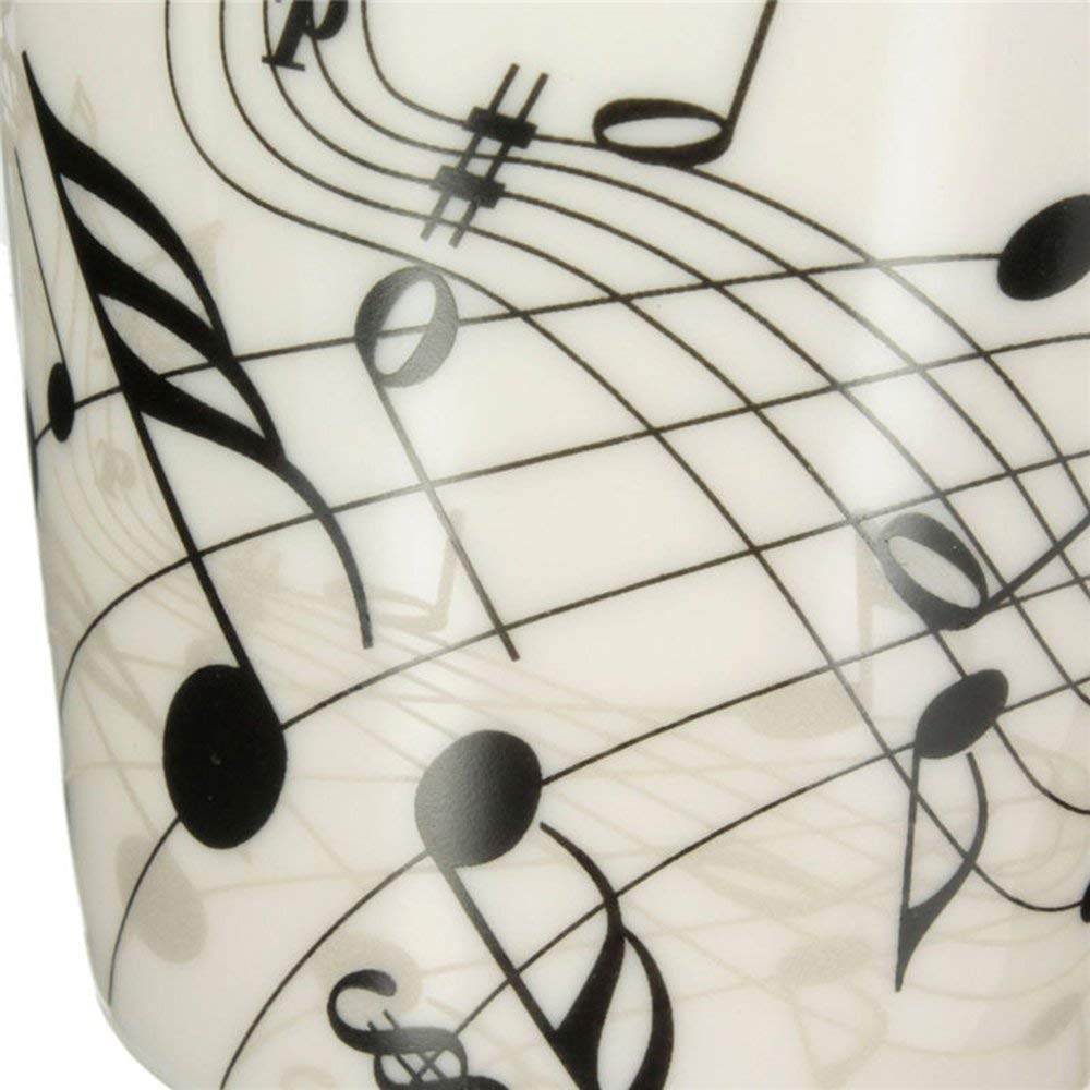 Coffee Mug with Music Notes