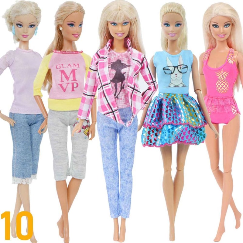 Barbie Outfits (5 Pcs) - dilutee.com