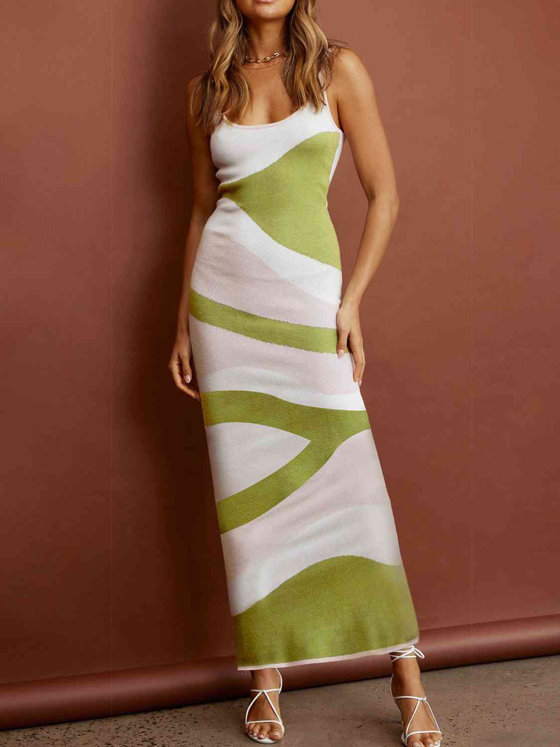 Spaghetti Strap Maxi Sweater Dress – dilutee