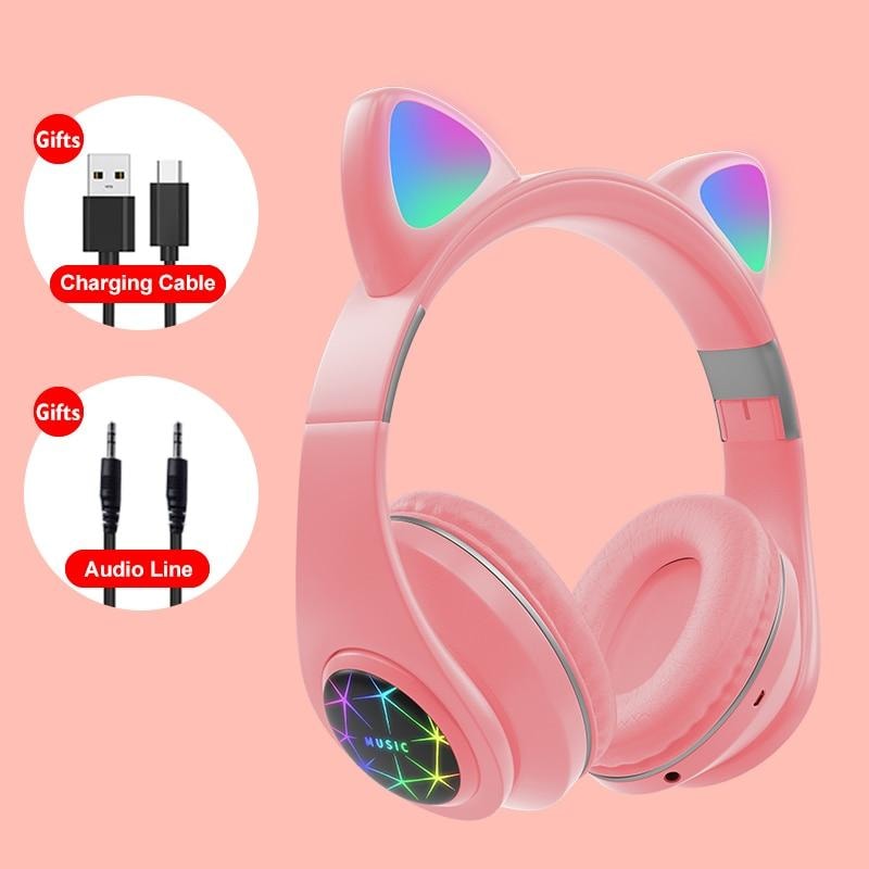 Cat Ears Bluetooth Headphone - dilutee.com