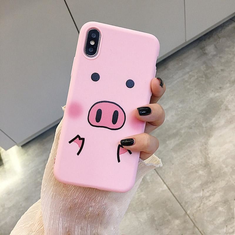 Cute Pig Nose Pop socket Phone Case dilutee Cute Pig Nose Pop socket Phone Case dilutee
