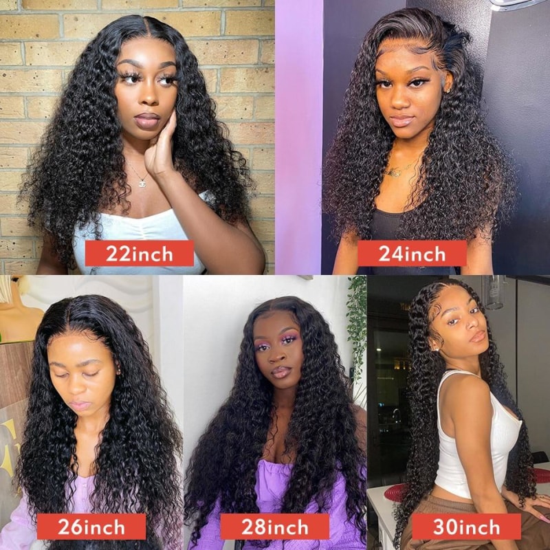 Deep Wave Lace Front Wig - dilutee.com