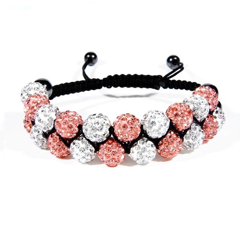Buy Red Valentine Pearl & Swarovski Crystal Heart-Love Dangling Charms  Stylish Bracelet Fashion Jewellery. (Shamballa Bracelet) at Amazon.in