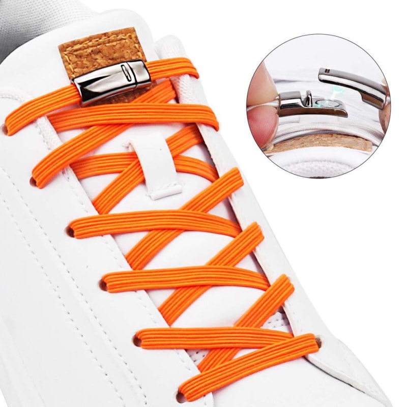 Elastic No Tie Shoelaces With Magnetic Buckle
