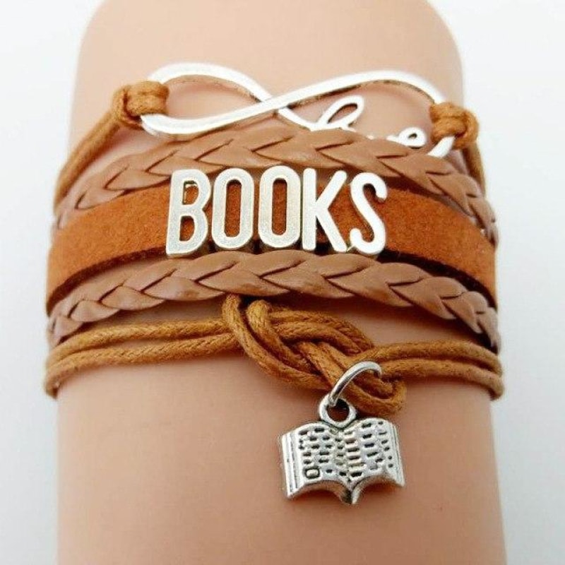 Infinity Love Books Bracelet - Dilutee.com