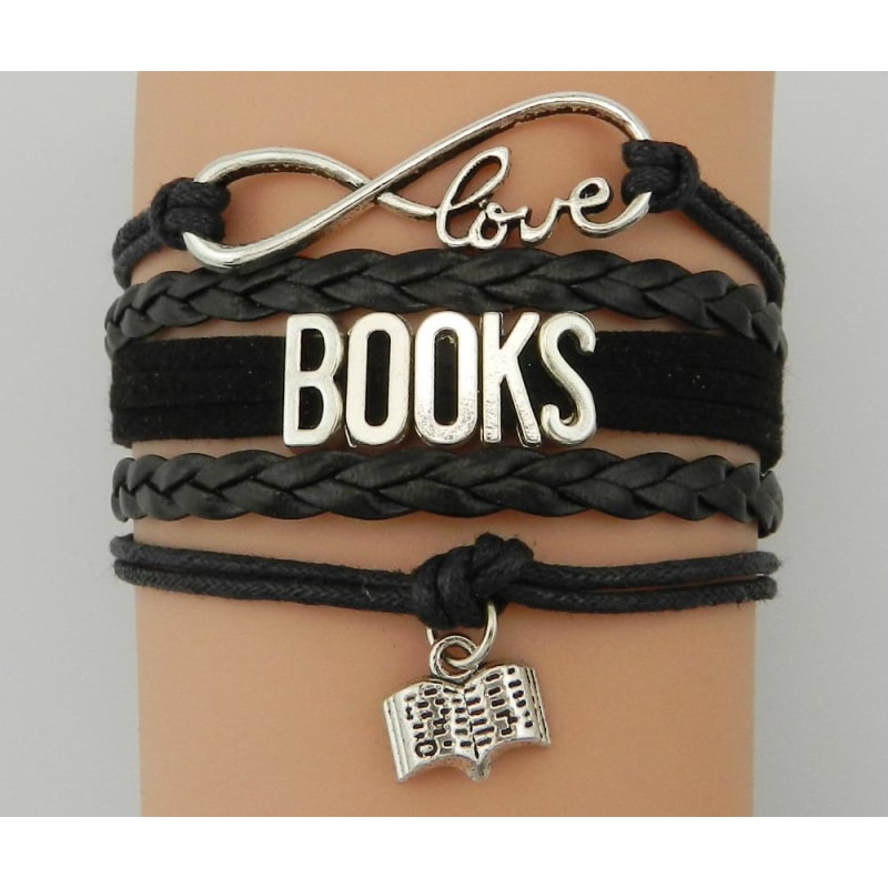 Infinity Love Books Bracelet