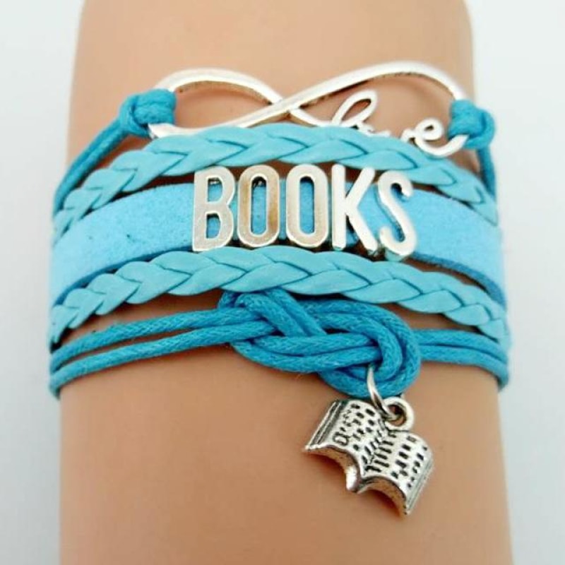 Infinity Love Books Bracelet - Dilutee.com
